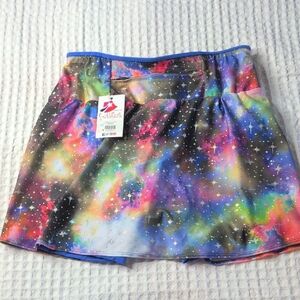 Sparkle Skirts BigBang Galaxy Print Running  Skirt
